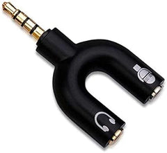 Converter Audio 2 Female x 1 Male - King Tech