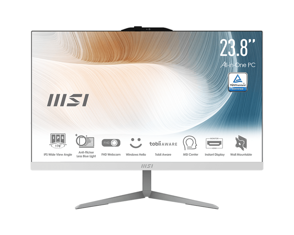 All-in-One PC MSI Modern AM242 12M (23.8" FHD, Core i5-1235U, 16GB RAM, 512GB SSD) - King Tech