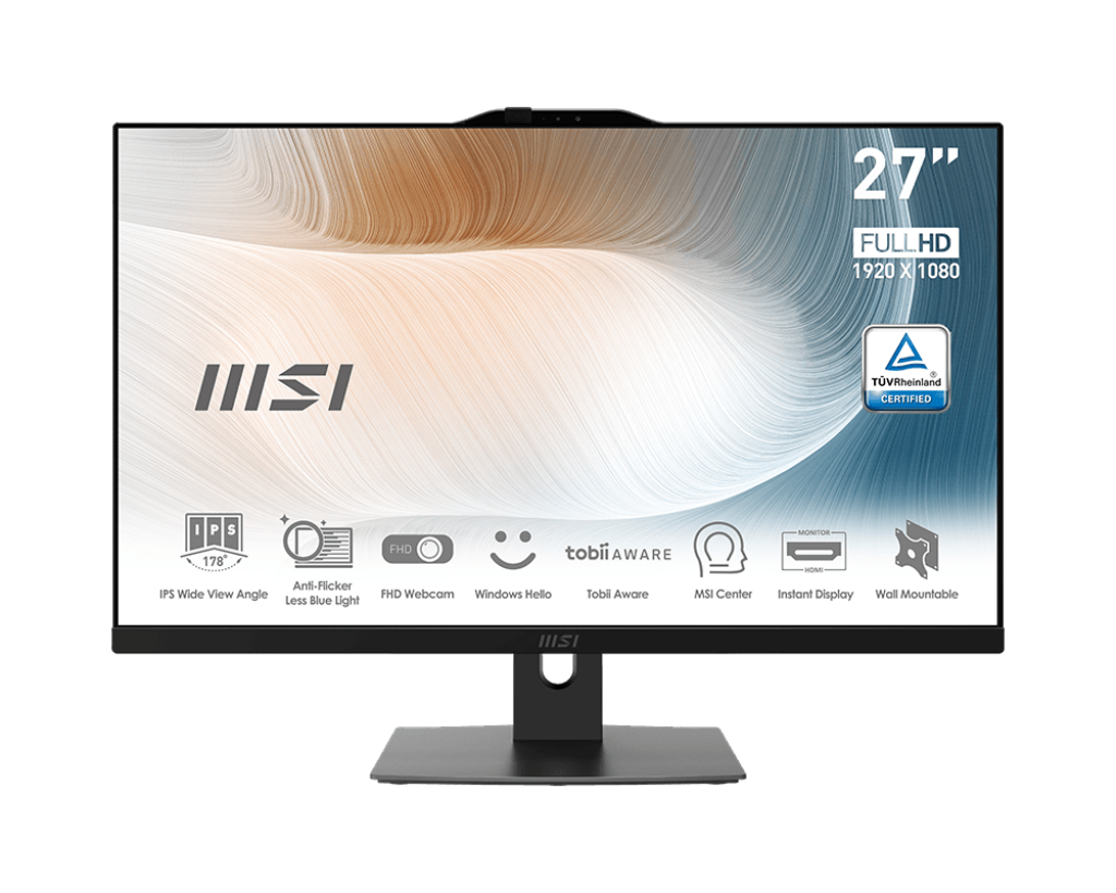 All-in-One PC MSI Modern AM272P 12M (27" FHD, Core i7-1255U, 16GB RAM, 512GB SSD) - King Tech