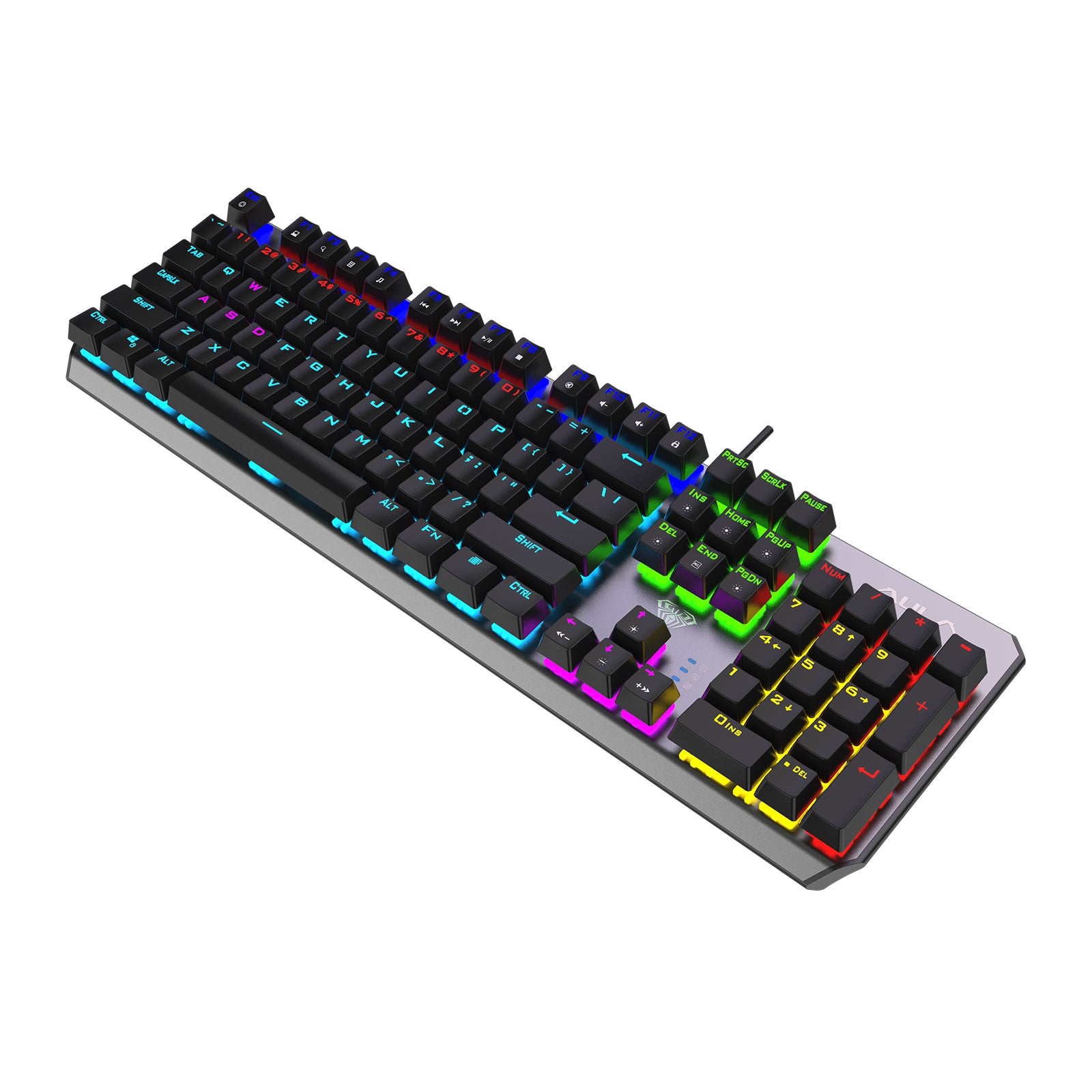 Keyboard USB Gaming Mechanical Aula S2066 Gray - King Tech