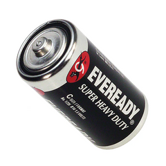 Battery Eveready D Black - King Tech