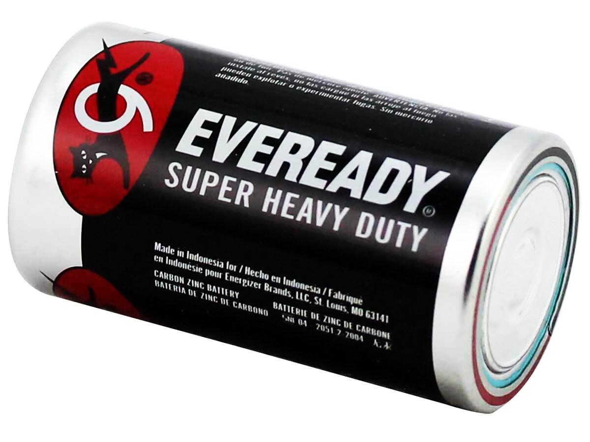 Battery Eveready D Black - King Tech