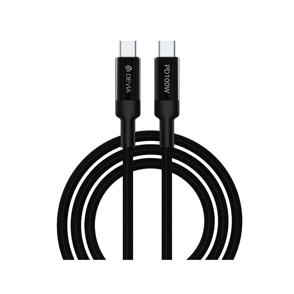 Cable Charging Devia MP-710 100W Type-C to Type-C - King Tech