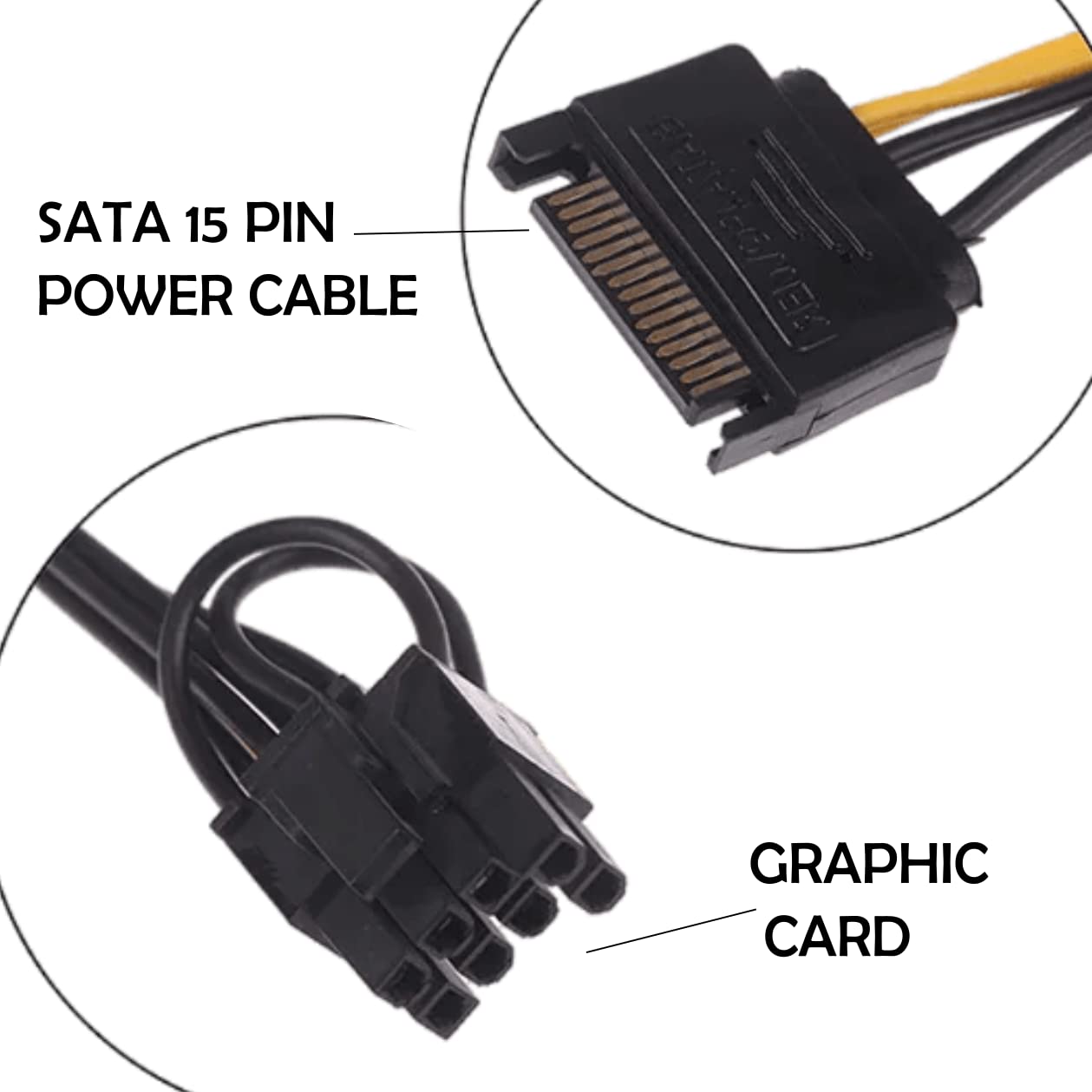 Cable Power SATA Video 8PIN - King Tech