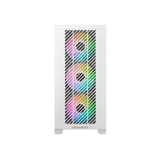 Case Cooler Master Elite 301 Micro-ATX (White) - King Tech