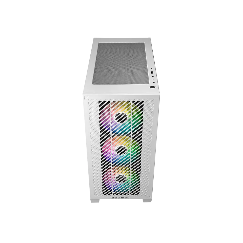 Case Cooler Master Elite 301 Micro-ATX (White) - King Tech