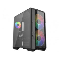 Case Cooler Master HAF 500 Mid Tower (ATX, Black, ARGB Fans) - King Tech