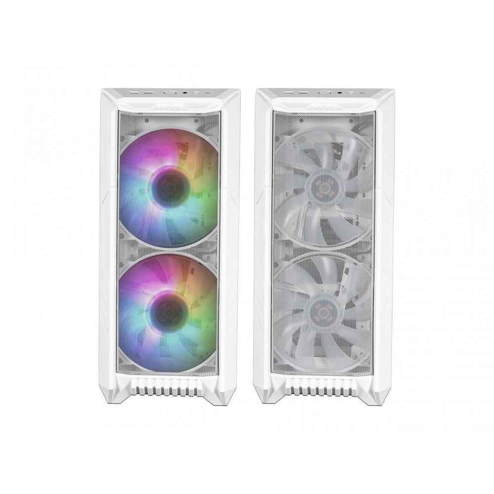 Case Cooler Master HAF 500 Mid Tower (ATX, White, ARGB Fans) - King Tech