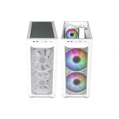Case Cooler Master HAF 500 Mid Tower (ATX, White, ARGB Fans) - King Tech