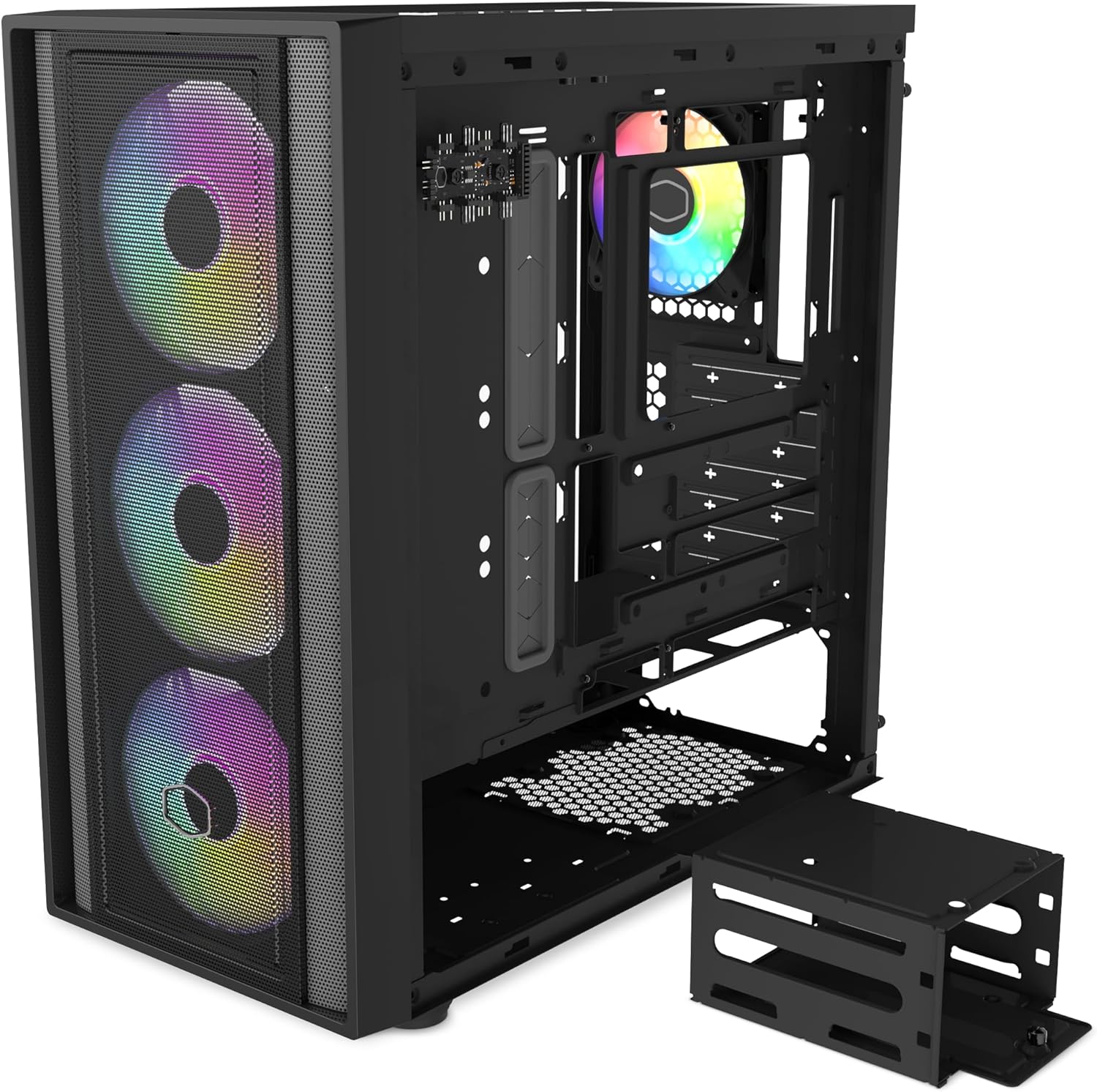Case Cooler Master MasterBox 600 Mid Tower (ATX, Black) - King Tech