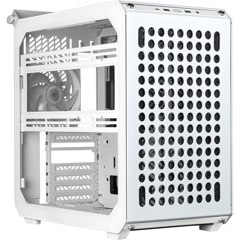 Case Cooler Master Qube 500 Flatpack Mid Tower (ATX, White) - King Tech