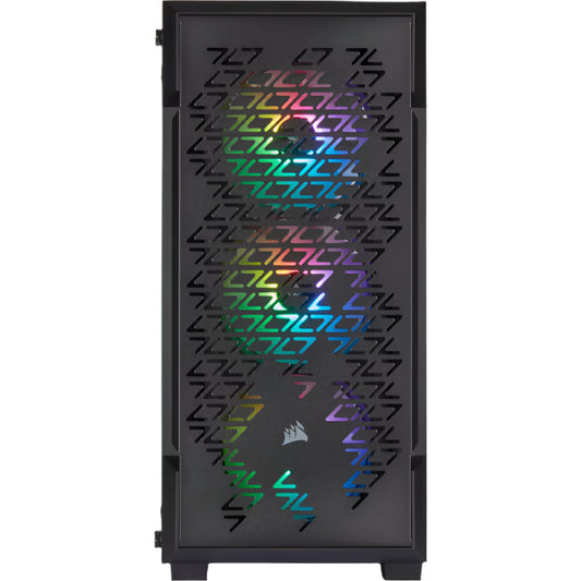 Case Corsair iCUE 220T RGB Airflow Mid Tower (ATX, Black, Tempered Glass) - King Tech