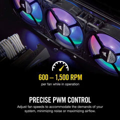 Case Fan Corsair LL120 RGB (120mm, 3-Pack with Controller) - King Tech