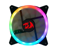 طقم مروحة علبة الألعاب Redragon GC-F011 RGB مقاس 120 مم (مجموعة من 3 قطع + وحدة تحكم)