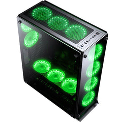 Case Gaming Redragon Ironhide GC-801 Full Tower TG 6 RGB Fans - King Tech