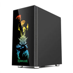 Case Gaming Redragon Pagos Pro GC-608 PRO ATX Mid-Tower TG RGB - King Tech