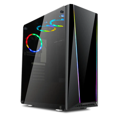 Case Gaming Redragon Tailgate GC-702 ATX Mid-Tower TG RGB - King Tech