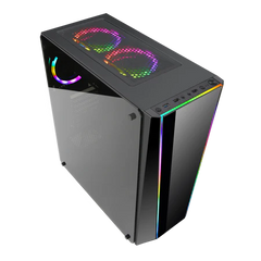 Case Gaming Redragon Tailgate GC-702 ATX Mid-Tower TG RGB - King Tech