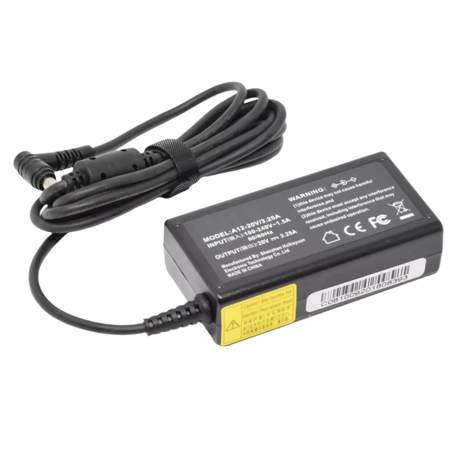 Charger for Laptop Fujitsu 20V 3.25A 5.5-2.5 Tos - King Tech