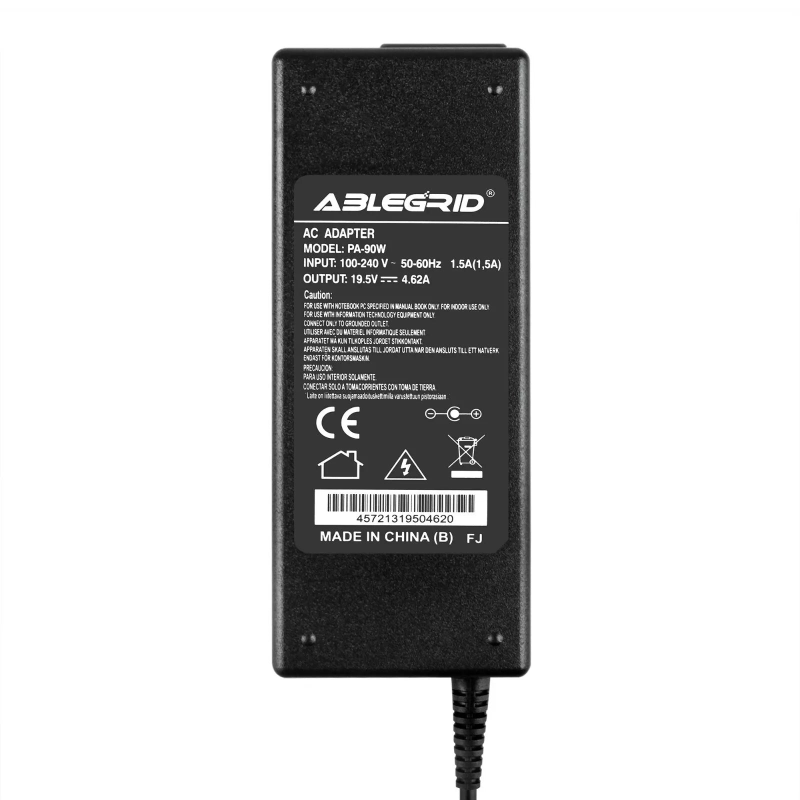 Charger for Laptop HP 19.5V 4.62A Envy DC 4.5 3.0 mm - King Tech