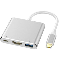 Converter Type-C to HDMI USB3 Type-C 3X1 - King Tech