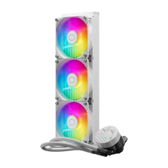 CPU Cooler Cooler Master MasterLiquid 360 Core II White (360mm AIO Liquid, ARGB Gen S) - King Tech