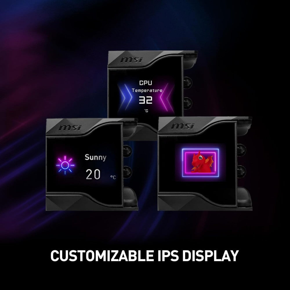 CPU Cooler MSI MPG CORELIQUID D360 (360mm AIO Liquid, ARGB) - King Tech