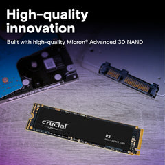 Crucial P3 2TB PCIe 3.0 M.2 Internal NVMe SSD