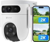 EZVIZ H9c 2K Dual-Lens Outdoor Wi-Fi Camera - 2K Resolution, Smart Color Night Vision and Two-Way Talk