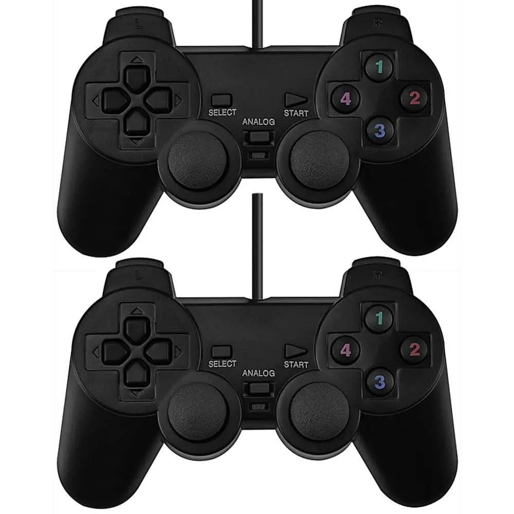 Gamepad Double Point Analog Black PT-706 - King Tech