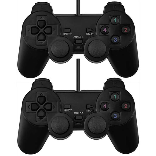 Gamepad Double Point Analog Black PT-706 - King Tech