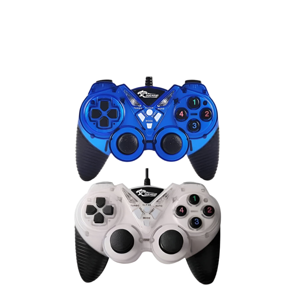 Gamepad Double Turbo Cougar Black 9082 - King Tech
