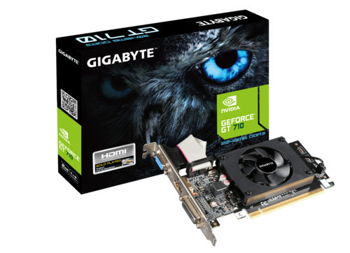 Graphics Card Gigabyte GeForce GT 710 2GB DDR3 4xHDMI