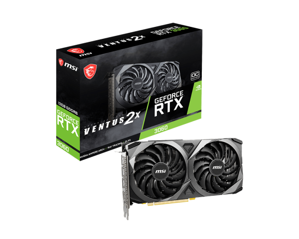 Graphics Card MSI GeForce RTX 3060 VENTUS 2X OC (12GB GDDR6) - King Tech