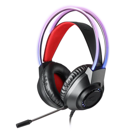 Headphone Gaming Redragon Scream H231 RGB Stereo Surround Mic