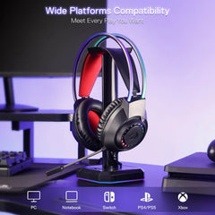 Headphone Gaming Redragon Scream H231 RGB Stereo Surround Mic