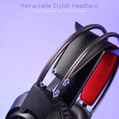 Headphone Gaming Redragon Scream H231 RGB Stereo Surround Mic