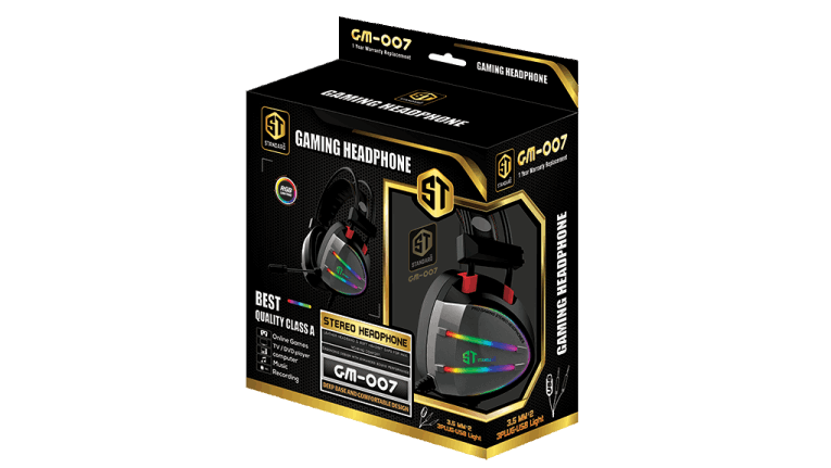 Headphones Gaming Lights Standard GM-007 - King Tech
