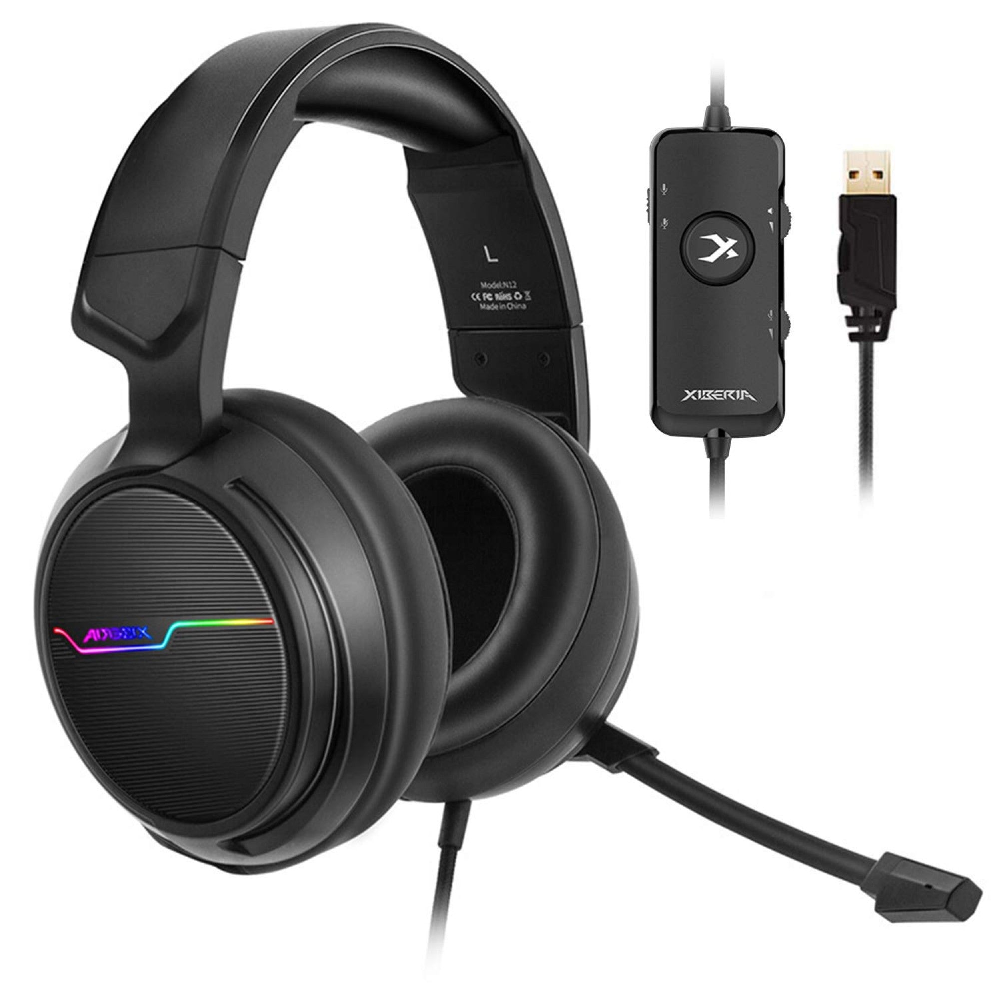 Headphones Gaming Xiberia V20 1 Socket USB - King Tech