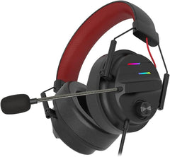 Headset Gaming Redragon Chiron H380 RGB Wired USB - King Tech