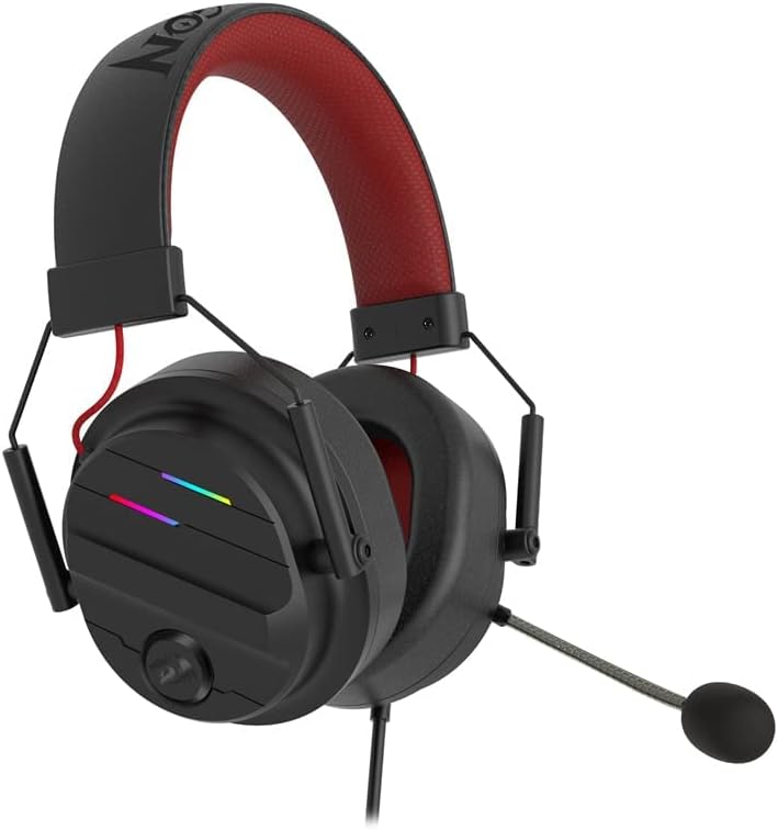 Headset Gaming Redragon Chiron H380 RGB Wired USB - King Tech