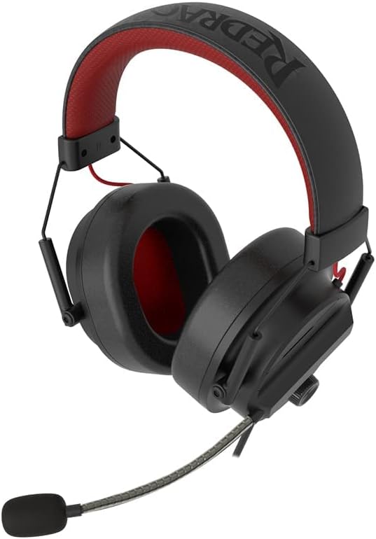 Headset Gaming Redragon Chiron H380 RGB Wired USB - King Tech