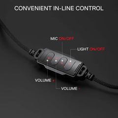 Headset Gaming Redragon Cybill H312 7.1 Surround RGB USB - King Tech