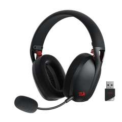 Headset Gaming Redragon Ire Pro H848 Wireless 7.1 Surround Detachable Mic - King Tech