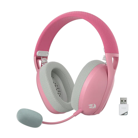 Headset Gaming Redragon Ire Pro H848 Wireless 7.1 Surround Detachable Mic - King Tech