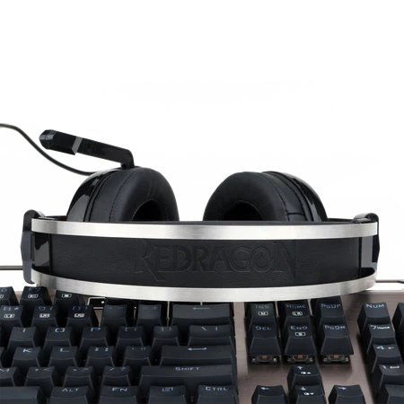 Headset Gaming Redragon Talos H601 7.1 Surround Vibration USB - King Tech