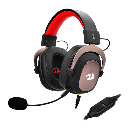 Headset Gaming Redragon Zeus H510 Wired 7.1 Surround Detachable Mic - King Tech