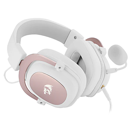 Headset Gaming Redragon Zeus H510W 7.1 Surround (Red & White) - King Tech