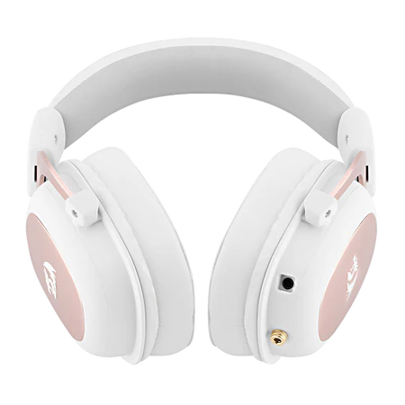 Headset Gaming Redragon Zeus H510W 7.1 Surround (Red & White) - King Tech