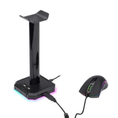 Headset Stand Gaming Redragon Scepter Pro HA300 RGB - King Tech